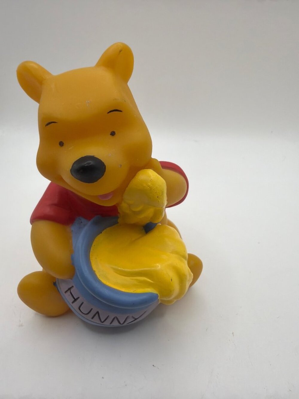 Disney Winnie The Pooh Honey Pot Plastic Figurine Vintage Collectible
